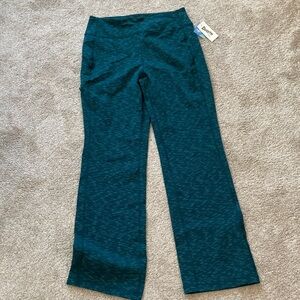 Duluth Trading Co Teal Noga Boot Cut Pants